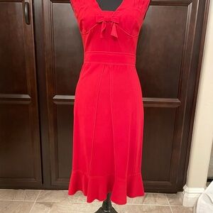 PRADA Red Sleeveless Dress Size 2-4